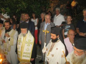 Κύμη-Μπουραντάς και Θεοδώρου στον εσπερινό στην Ιερά Μονή Σωτήρος-ΦΩΤΟ