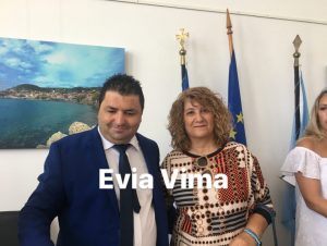 Οι ευχές της προέδρου του Επιμελητηρίου Εύβοιας, στον Τσαπουρνιώτη
