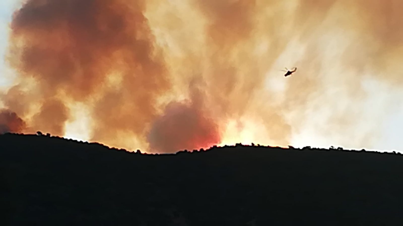 Σε εξέλιξη πυρκαγιά στην περιοχή Χωστίων Δήμου Θηβαίων 