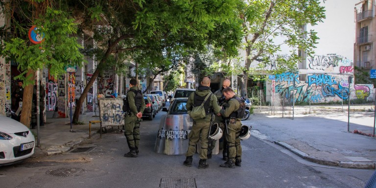 Νέα επιχείρηση της ΕΛ.ΑΣ. στα Εξάρχεια -Τέσσερις συλλήψεις