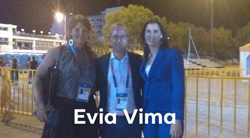 Στην τελετή έναρξης των αγώνων των ΙΙ Μεσογειακών Παράκτιων Αγώνων «Πάτρα 2019 » ο ιατρός  Γιώργος Μαρίνος