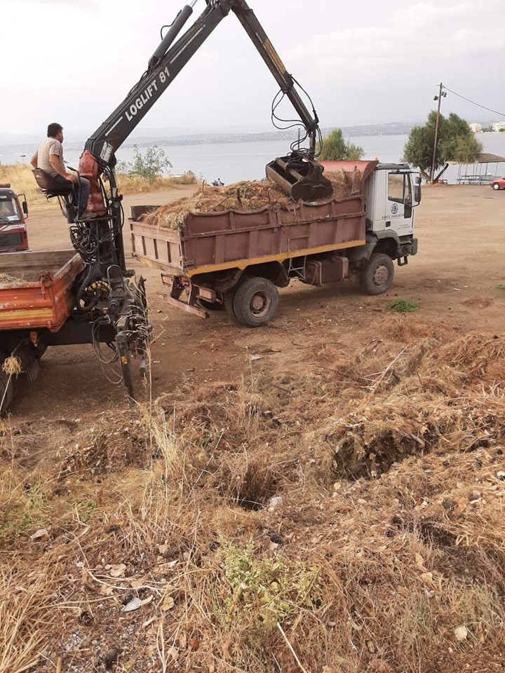 Εργασίες καθαριότητας στη Δημοτική Ενότητα Ληλαντίων