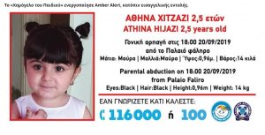 Θρίλερ με την αρπαγή της ανήλικης Αθηνάς από το Παλαιό Φάληρο