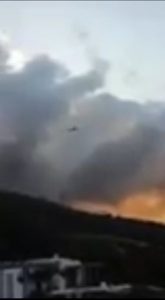Βίντεο από την φωτιά στο Βατήσι Καρύστου