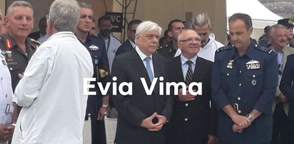 Ολιγόλεπτη συνάντηση του δημάρχου Ερέτριας με τον πρόεδρο της Δημοκρατίας