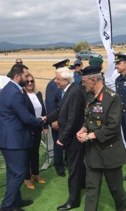 Φάνης Σπανός – Παρακολούθησε το Athens Flying Week μαζί με τον πρόεδρο της Δημοκρατίας