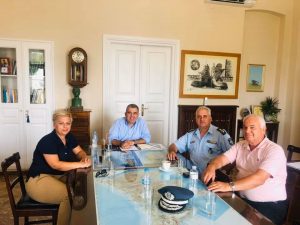 Συνάντηση Ραβιόλου με τον Αστυνομικό Διευθυντή Εύβοιας