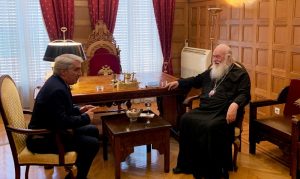 Συνάντηση του Σίμου Κεδίκογλου με τον Αρχιεπίσκοπο Αθηνών