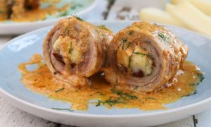 Η συνταγή της ημέρας: Χοιρινό σνίτσελ γεμιστό