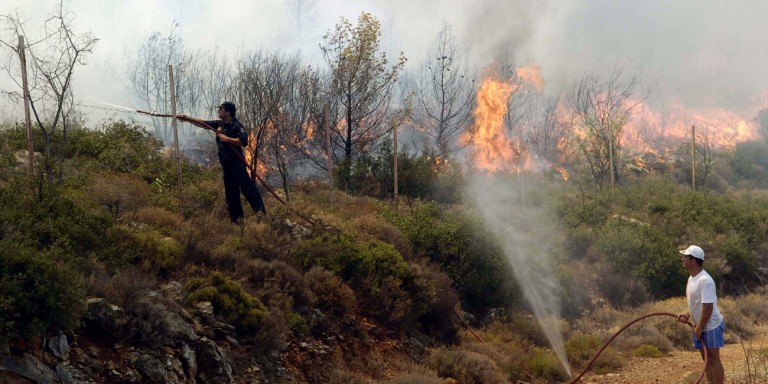 Ακραίος κίνδυνος πυρκαγιάς στην Εύβοια: Προσοχή! που απαγορεύεται η κυκλοφορία