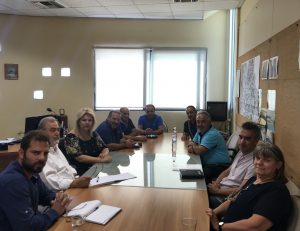 Συνάντηση της Δημάρχου Χαλκιδέων με τη Διοίκηση και το Σωματείο Εργαζομένων της ΔΕΥΑΧ