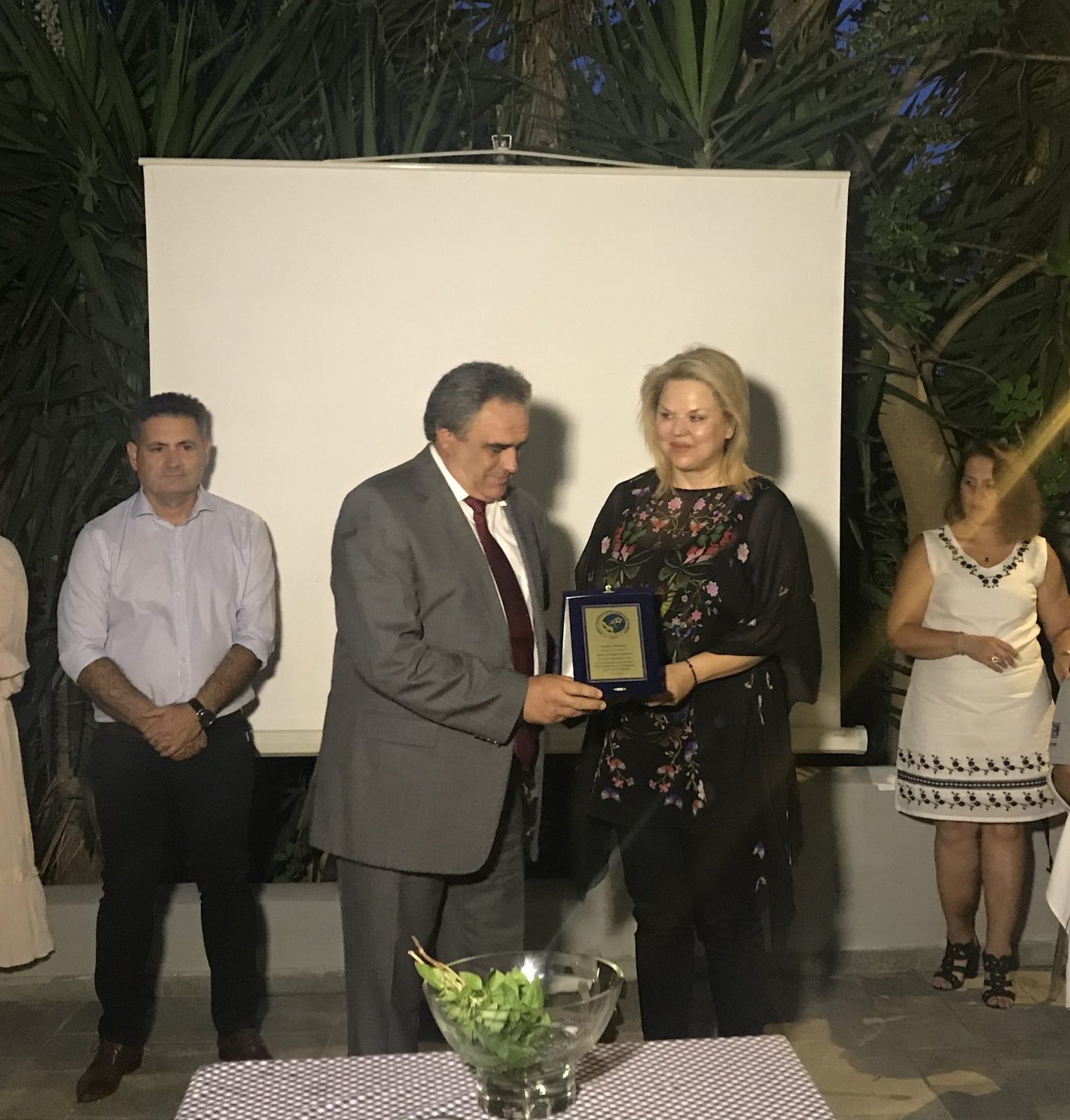 Η Δήμαρχος Χαλκιδέων στην κλήρωση πρωταθλημάτων ΕΠΣΕ