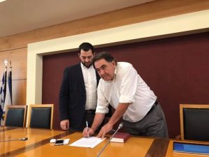 Ορκίστηκαν οι Περιφερειακοί Σύμβουλοι  Θανάσης Καρακάντζας και Αντώνης Βούλγαρης