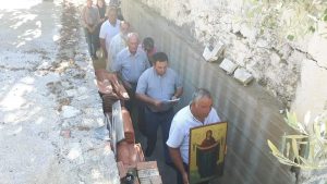 Θεία Λειτουργία στο Βυζαντινό Παρεκλήσι της Ιεράς Μονής Αγίου Νικολάου Άνω Βάθειας