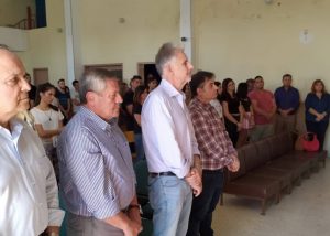 Ο Σπύρος Πνευματικός στον αγιασμό της ΕΠΑΣ Μαθητείας του ΟΑΕΔ στο Βασιλικό