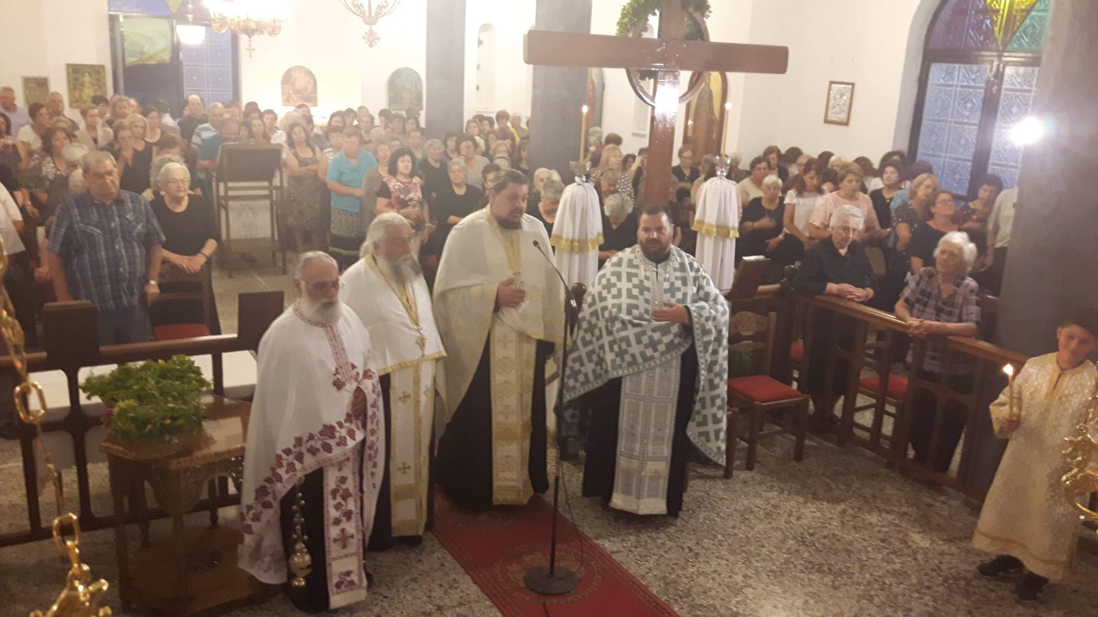 Εορτή Υψώσεως του Τιμίου Σταυρού και Λιτανεία στο Γυμνό