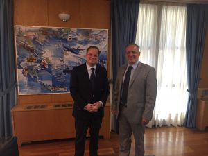 Συνάντηση Ζεμπίλη-Καραμανλή για τα βασικά έργα υποδομών στην Εύβοια