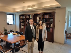 Συνάντηση Ζεμπίλη με την υφυπ. Παιδείας Σοφία Ζαχαράκη για τα κενά σε Γυμνάσια&Λύκεια της Εύβοιας