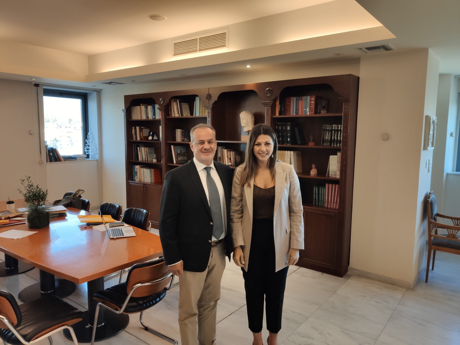 Συνάντηση Ζεμπίλη με την υφυπ. Παιδείας Σοφία Ζαχαράκη για τα κενά σε Γυμνάσια&Λύκεια της Εύβοιας