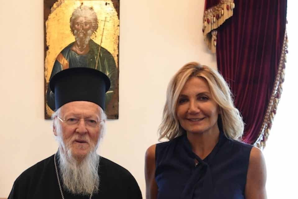 Στο Οικουμενικό Πατριαρχείο , η Μαρέβα Γκραμπόφσκι Μητσοτάκη