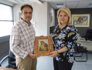 Ο Διευθυντής Φυλακών Χαλκίδας στη Δήμαρχο Έλενα Βάκα