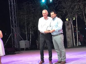 Στην έκθεση  “Κρασί – Μέλι – Λάδι & Ελιά” στο Δήμο Περιστερίου ο Φάνης Σπανός