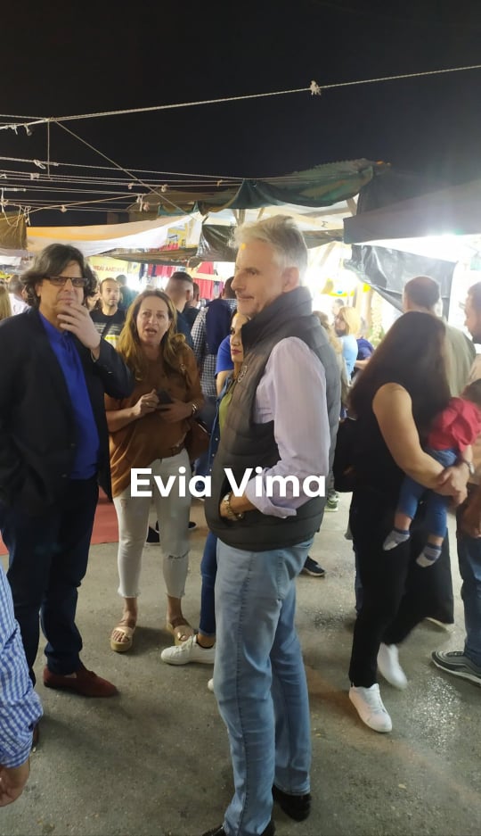 Περιοδεία Σπύρου Πνευματικού σε Κύμη και Αυλωνάρι