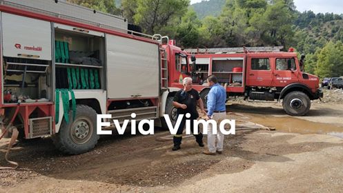 Υπό μερικό έλεγχο η φωτιά στην Αγία Άννα- Προκλήθηκε από κεραυνό
