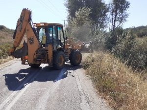 Δήμος Καρύστου – Εργασίες στον περιφερειακό Ν. Στύρων – Τσακαίων