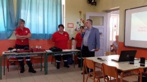 Στο σεμινάριο πρώτων βοηθειών στα Νέα Στύρα ο δήμαρχος Καρύστου
