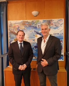 Ο Σπύρος Πνευματικός στον Υπουργό Υποδομών για το οδικό δίκτυο της Εύβοιας