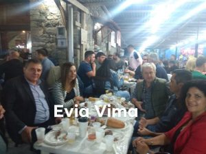 Στο Αυλωνάρι Κούκουζας, Γαλάνης – Συνάντηση με τον πρόεδρο του εμπορικού συλλόγου Κύμης-ΦΩΤΟ