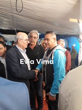 Επίσκεψη Μπουραντά στο παζάρι του Αυλωναρίου-ΦΩΤΟ