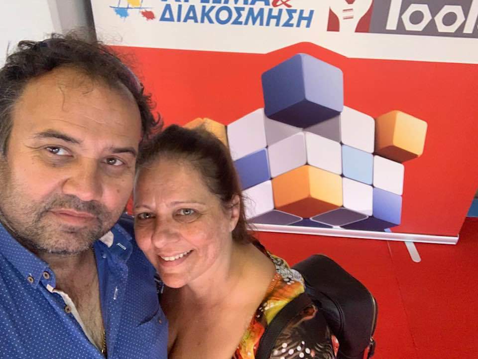 Στην έκθεση Χρώμα και Διακόσμηση στο Μαρούσι ο επιχειρηματίας Νίκος Φωκίτης