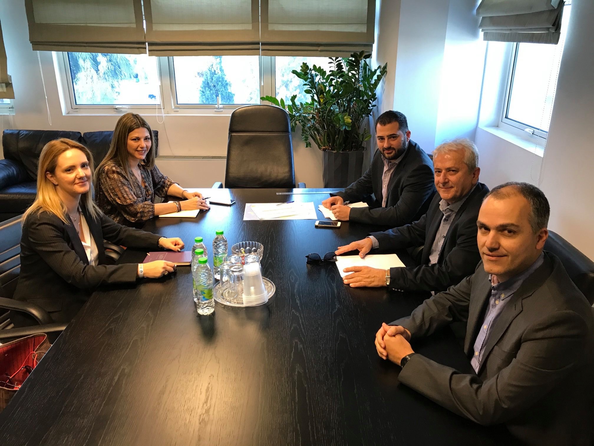 Λαμία – Συνάντηση εργασίας Σπανού με την υφυπουργό Παιδείας