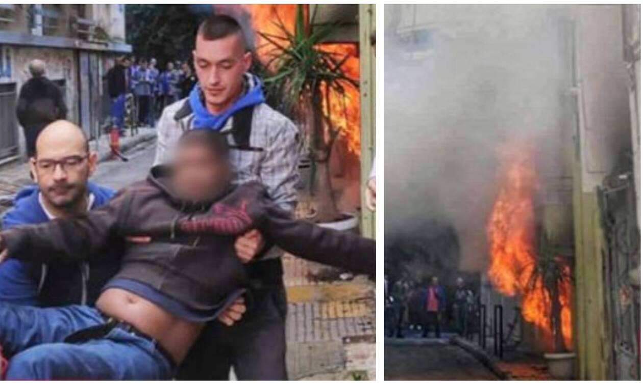 Συγκλονιστικές εικόνες από τη φωτιά στην Κυψέλη – Πληροφορίες για τραυματίες