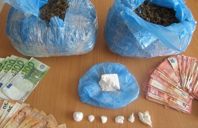 Συνελήφθησαν (2) ημεδαποί για ναρκωτικά στη Χαλκίδα