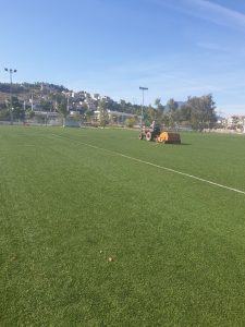 Χαλκίδα-Εργασίες συντήρησης Δημοτικών Γηπέδων Ποδοσφαίρου με συνθετικό χλοοτάπητα