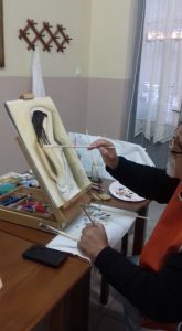 Μαθήματα ζωγραφικής στα ΚΑΠΗ Αλιβερίου από τον ζωγράφο Γιώργο Ρέτσα Μαθήματα ζωγραφικής στα ΚΑΠΗ Αλιβερίου από τον ζωγράφο Γιώργο Ρέτσα