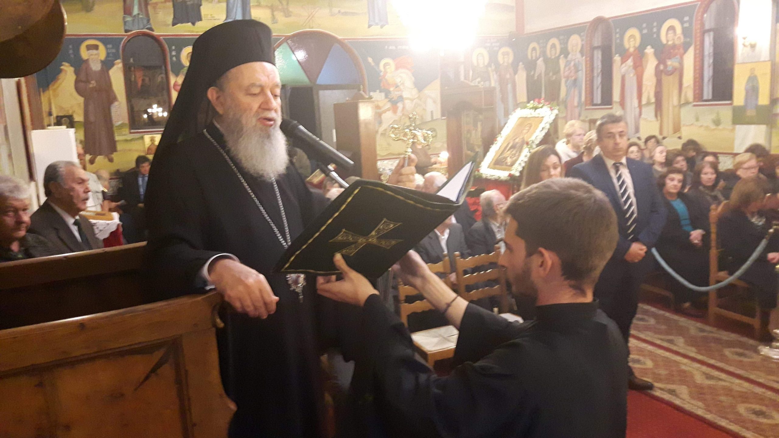 Αρχιερατικός Εσπερινός στον Ι.Ν Αγίου Ανδρέα Μαλακώντα
