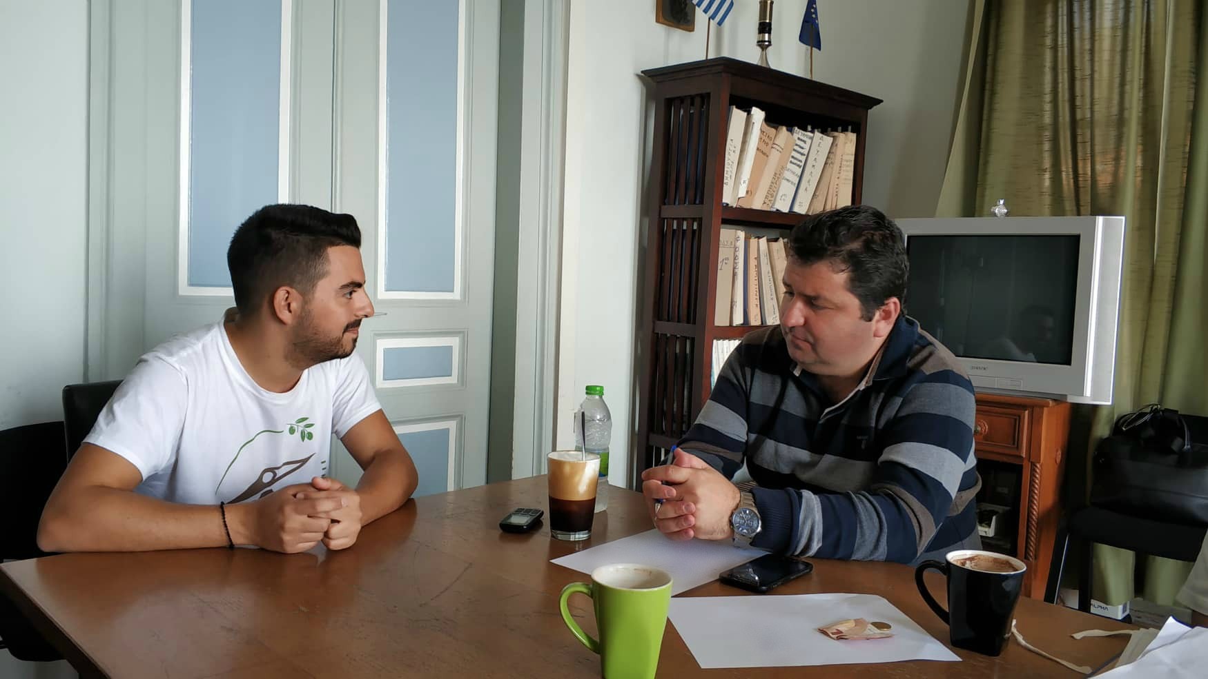 Τσαπουρνιώτης-Υποδέχθηκε τον ιδρυτή και συντονιστή της δράσης «Let’s do it Greece»