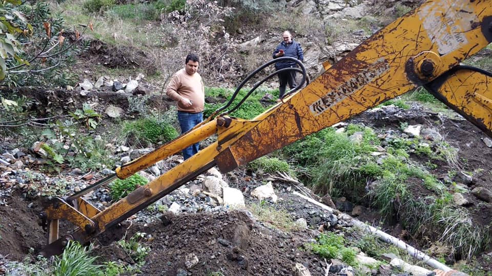 Εύβοια-Παρουσία Τσαπουρνιώτη και Σταμούλου ο καθαρισμός του Βασιλικού ρέματος στη Λίμνη