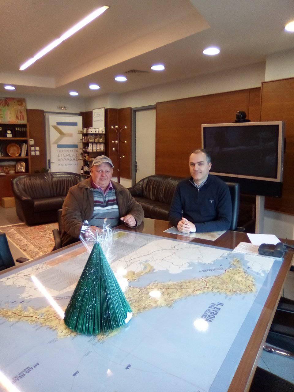 Τι θέματα συζήτησε ο Δήμος Κορδης με τον αντιπεριφερειάρχη Εύβοιας