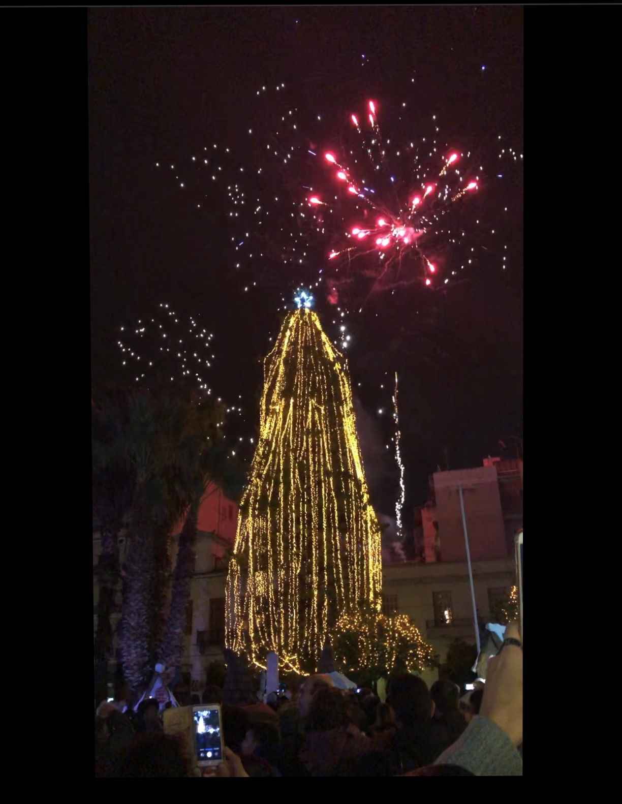 Άναμμα Χριστουγεννιάτικου Δέντρου στην Χαλκίδα