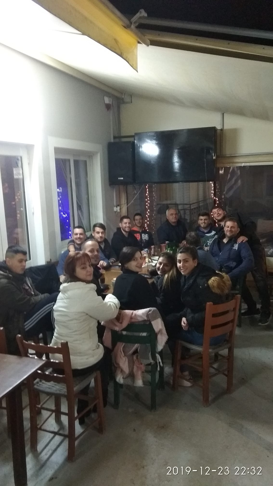 Με τη νεολαία του χωριού ο πρόεδρος