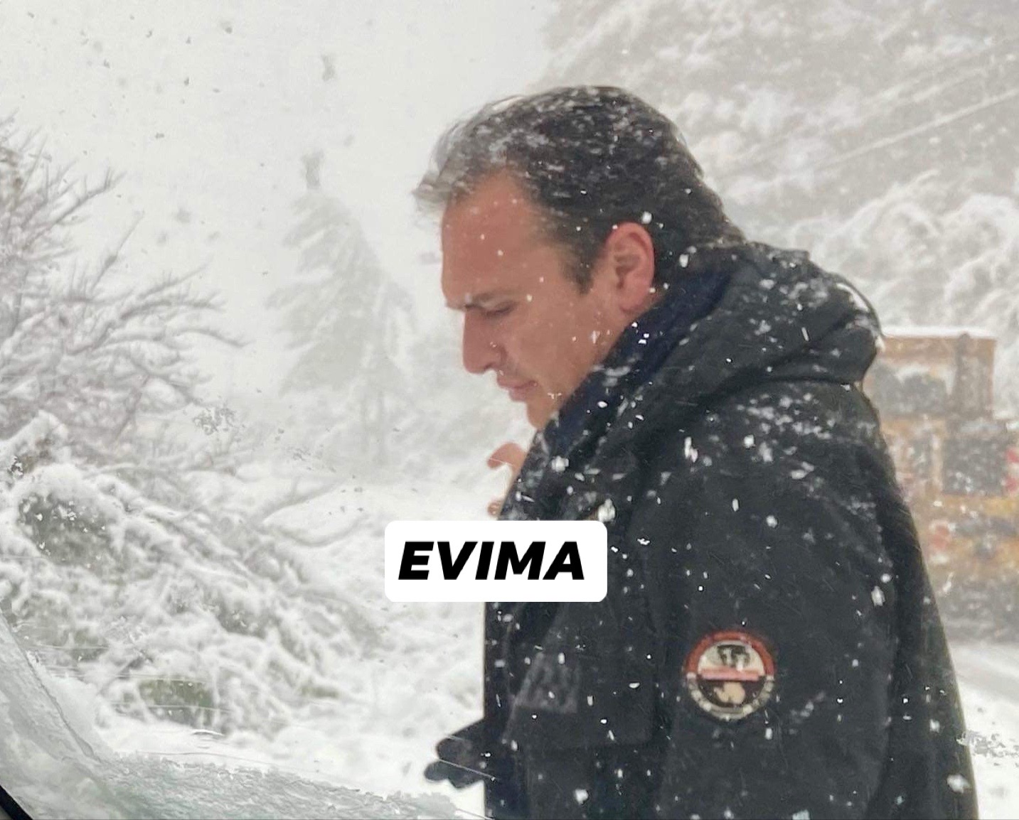 Δήμαρχος Ιστιαίας-Αιδηψού στο evima-Χιονίζει στα ορεινά του δήμου Ιστιαίας Αιδηψού χωρίς ιδιαίτερα προβλήματα