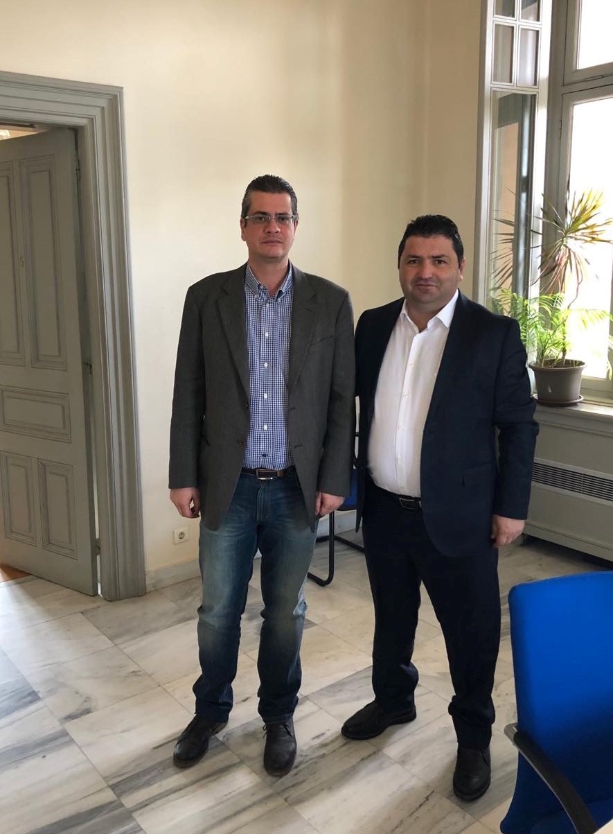 Συνάντηση Τσαπουρνιώτη με τον πρόεδρο του Πράσινου Ταμείου