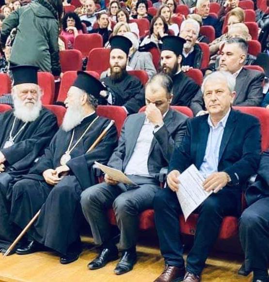Χαλκίδα-Στην τιμητική εκδήλωση για τον Αρχιεπίσκοπο Ιερώνυμο ο Κωνσταντίνος Γαλάνης