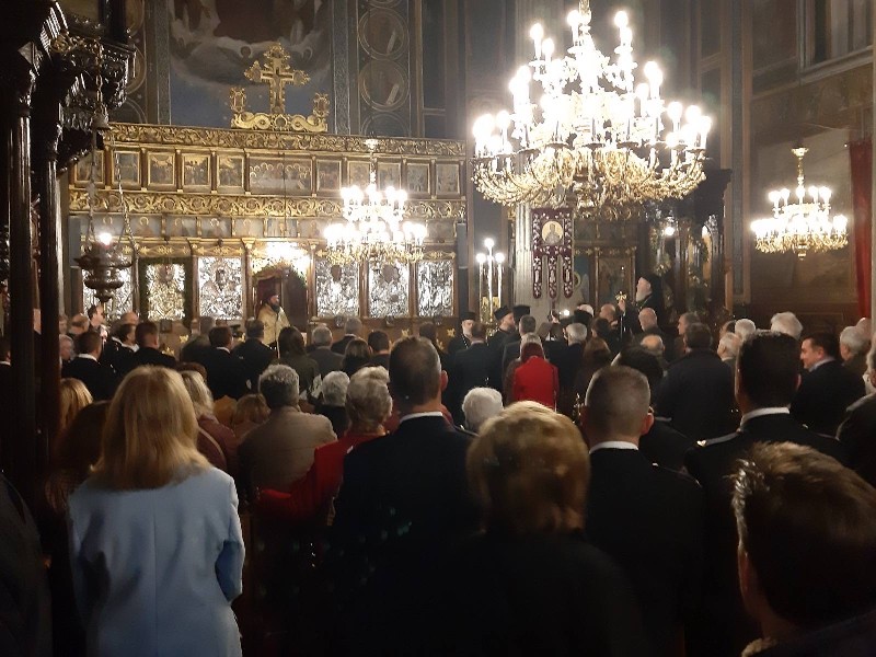 O Εσπερινός για την εορτή των προστάτων της Πυροσβεστικής Υπηρεσίας Χαλκίδος