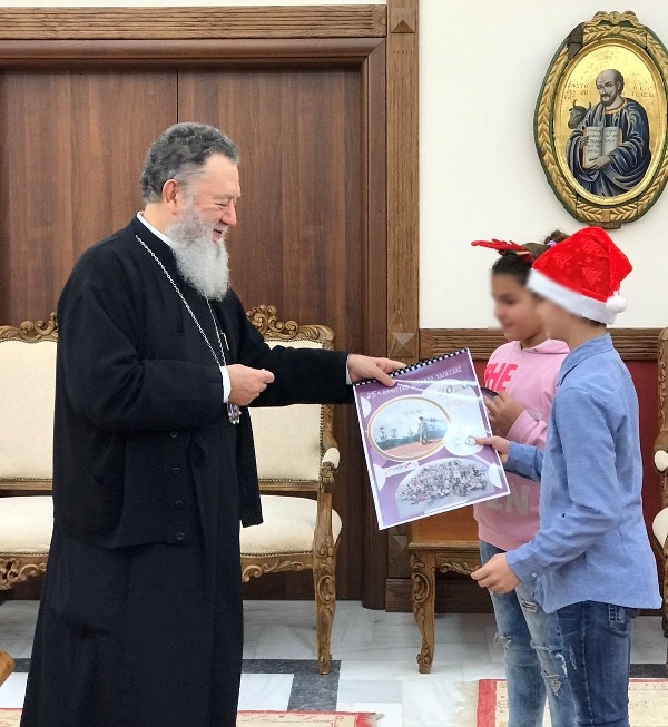 Επίσκεψη του 25ου Δημοτικού Σχολείου Χαλκίδος στο Μητροπολίτη κ.κ. Χρυσόστομο